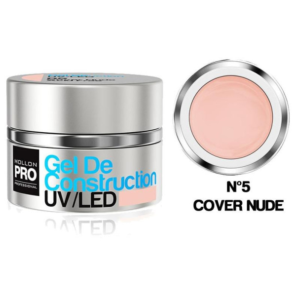 Gel de Construcción UV/Led Mollon Pro 30 ml Cover Nude - 05