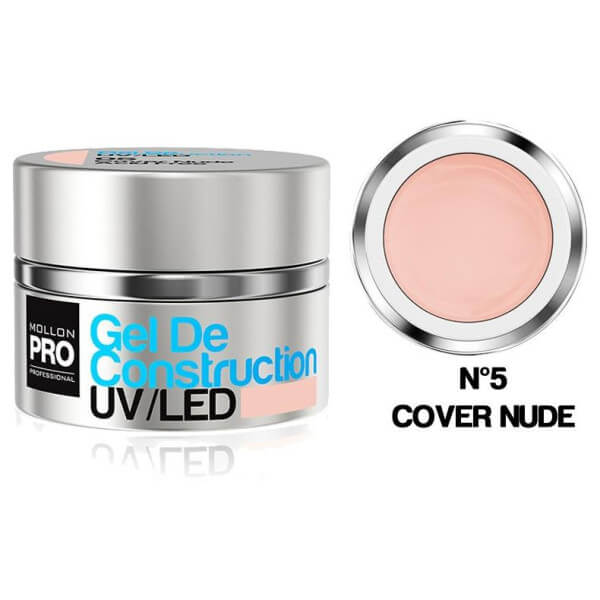 Gel de Construção UV/LED Mollon Pro 30 ml Cover Nude - 05 Gel de Construção UV/LED Mollon Pro 30 ml Cover Nude - 05