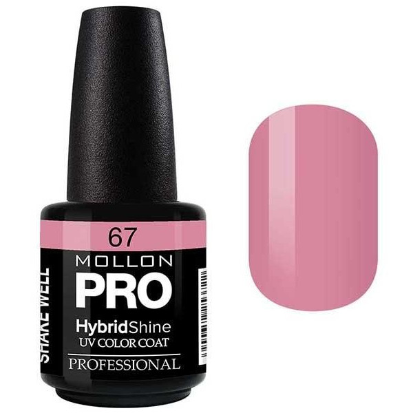 Lack Semi-Permanent Glanz Mollon Pro Hybrid 15ml Rose Borbon - 67 Lack Semi-Permanent Glanz Mollon Pro Hybrid 15ml Rose Borbon - 67