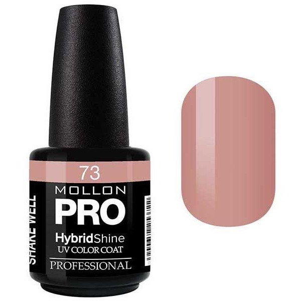 Vernis Semi-Permanent Hybrid Shine Mollon Pro 15ml Béate - 73 Vernis Semi-Permanent Hybrid Shine Mollon Pro 15ml Béate - 73