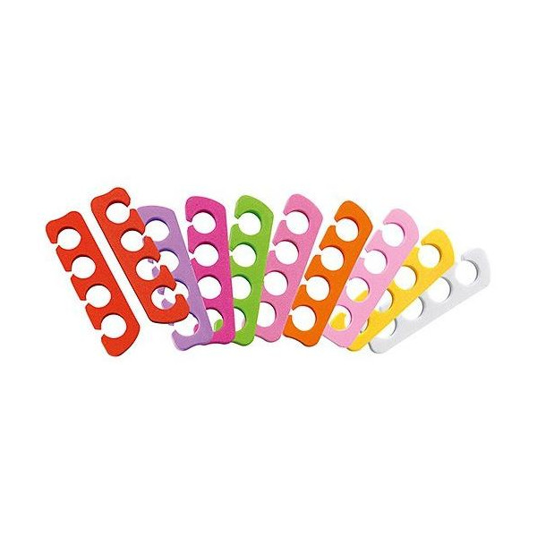 Pack of 10 pairs of toe separators Pack of 10 pairs of toe separators