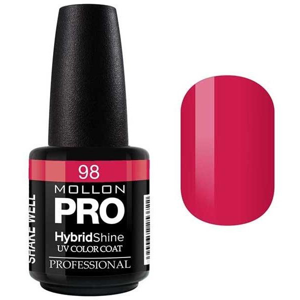 Vernis Semi-Permanent Hybrid Shine Mollon Pro 15ml Amélie - 98 Vernis Semi-Permanent Hybrid Shine Mollon Pro 15ml Amélie - 98