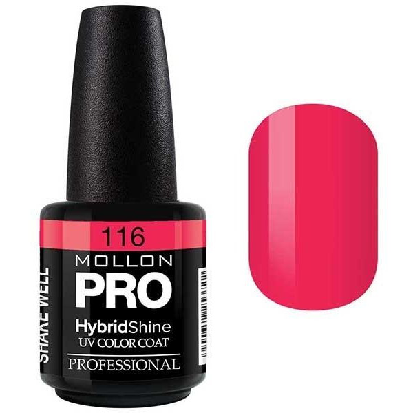 Vernis Semi-Permanent Hybrid Shine Mollon Pro 15ml Hinata - 116 Vernis Semi-Permanent Hybrid Shine Mollon Pro 15ml Hinata - 116