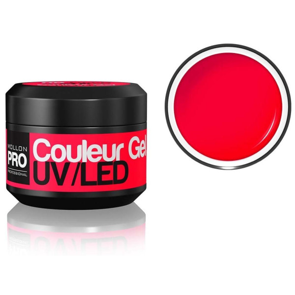 gel del color de UV Mollon Pro de color rosa oscuro - 09