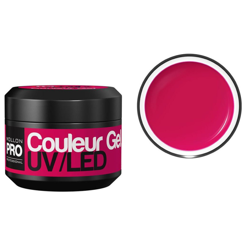 Gel UV di colore Mollon Pro Crimson Pink - 16