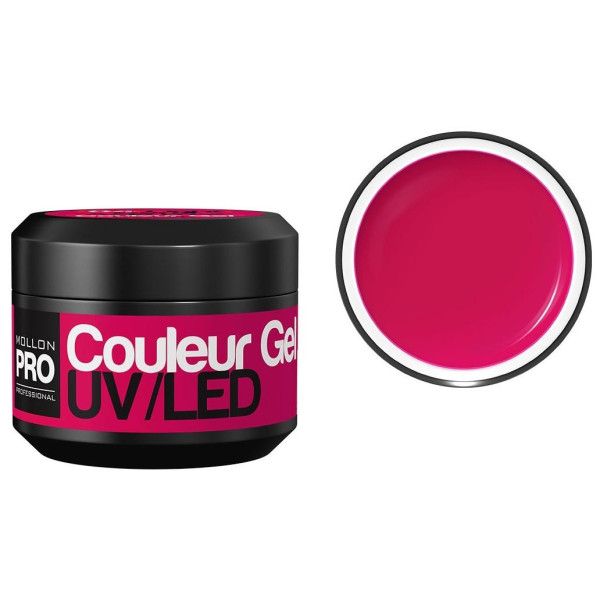 gel del color de UV Mollon Pro carmesí rosada - 16