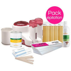 Pack Epilação Peles Normais Xanitalia Pote e Roll-On