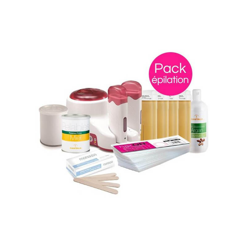 Pack Epilação Peles Normais Xanitalia Pote e Roll-On