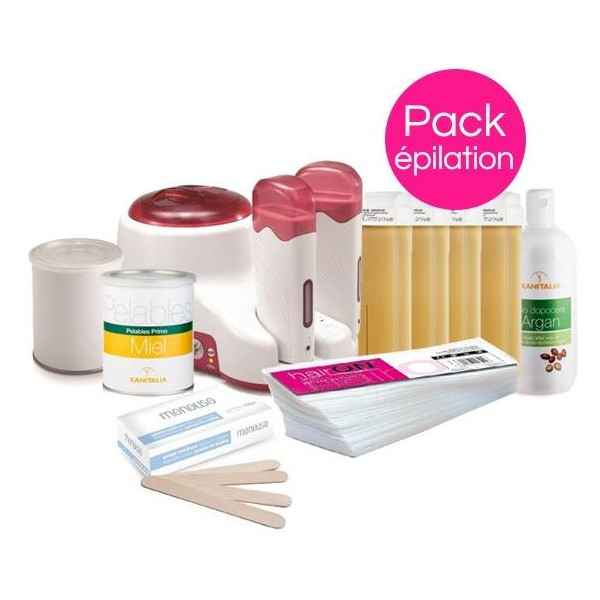 Normal Hair Removal Pack Xanitalia Pot and Roll'On