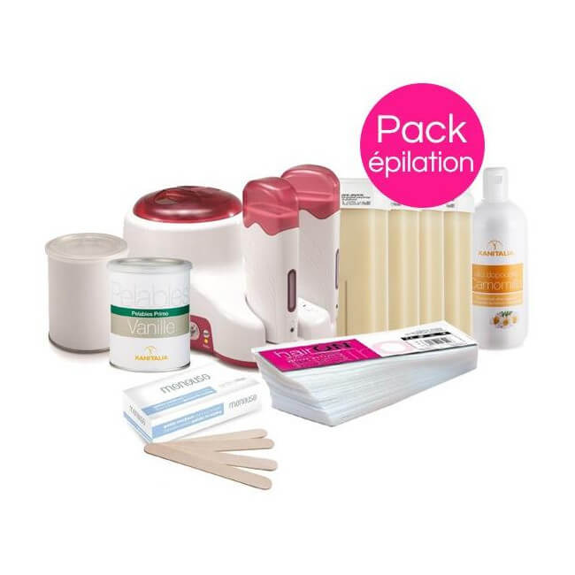 Pack Epilation Peaux Délicates Pot et Roll'On Xanitalia