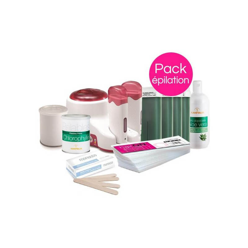 Sensitive Skin Waxing Kit Xanitalia Pot and Roll-On