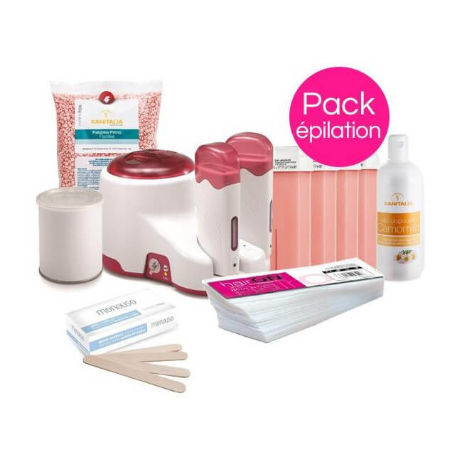 Pack Epilation Zones Délicates Xanitalia Pastilles et Roll'On