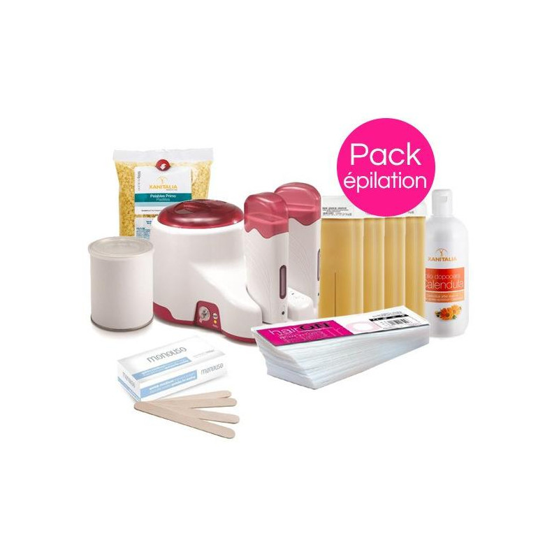 Pack Hair Removal for Normal Skin Xanitalia Wax Beads and Roll-On