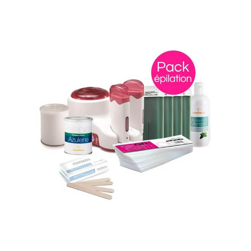 Pack Epilation Peaux Réactives Xanitalia Pastille et Roll"On