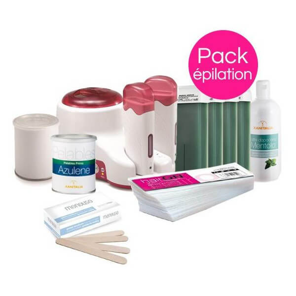 Pack Epilation Peaux Réactives Xanitalia Pastille et Roll"On