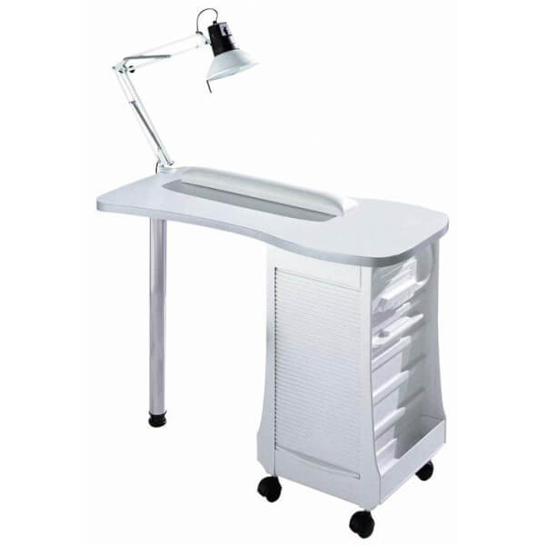 Mesa de manicure vazia