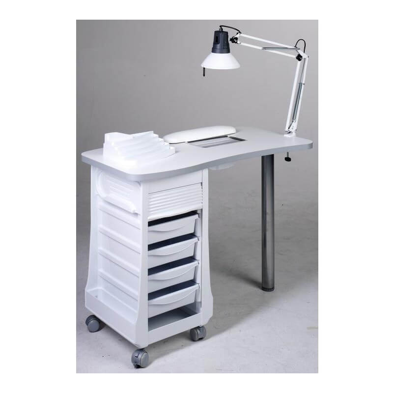 mesa de manicure + acessórios