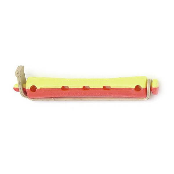 Bobes de permanente Vermelho/Amarelo Curto Bobes de permanente Vermelho/Amarelo Curto