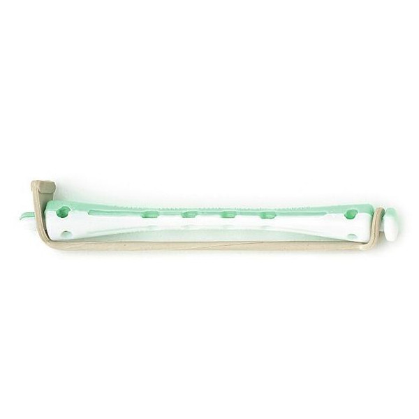 Bigodini permanente 6 mm - verde/bianco Bigodini permanente 6 mm - verde/bianco
