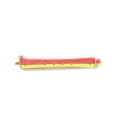 Bigoudis permanente jaune/rouge longs 8,5mm Sibel