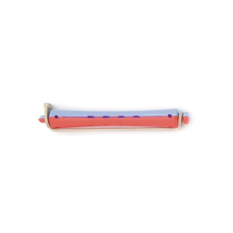 Permanente krulspelden Blauw/Rood lang 9 mm