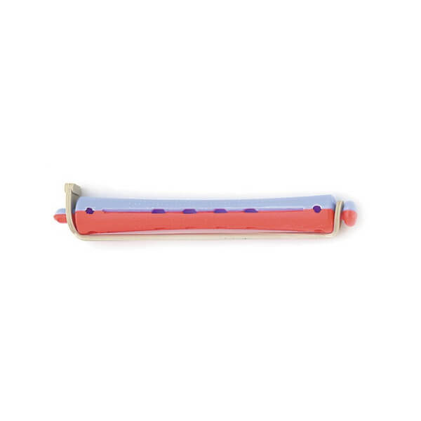 Bigoudis Permanente Bleu/Rouge long 9 mm