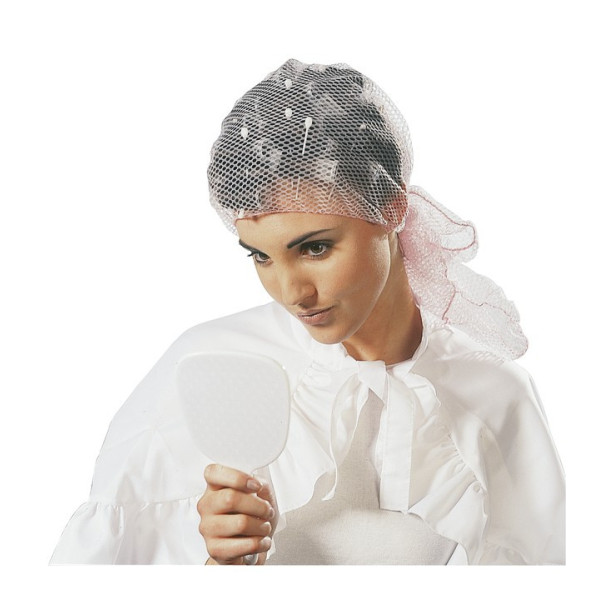 Veil with netted hair set
