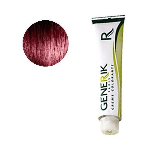Générik Coloration Sans amoniauqe N ° 5.62 Light Chestnut Red Irises 100 ML Générik Coloration Sans amoniauqe N ° 5.62 Light Chestnut Red Irises 100 ML