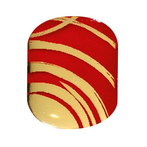 Gel-Nägel utimate Aufkleber Rot und Gold aufwirbelt Peggy Sage Gel-Nägel utimate Aufkleber Rot und Gold aufwirbelt Peggy Sage
