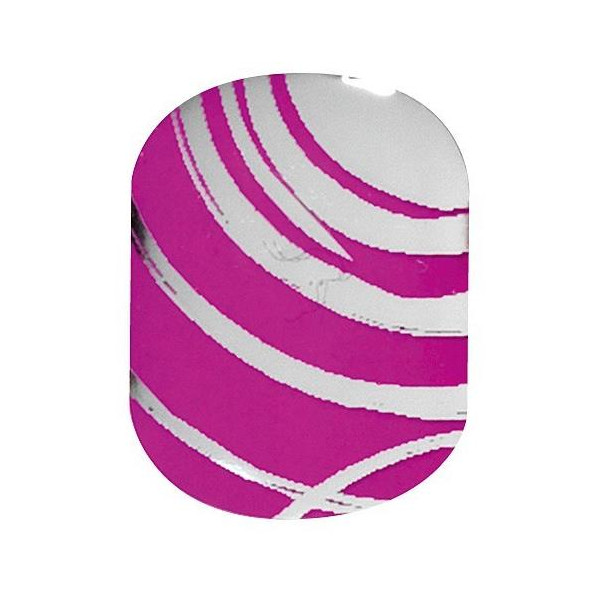 Gel stickers use nails pinck & silver whirls Peggy Sage Gel stickers use nails pinck & silver whirls Peggy Sage