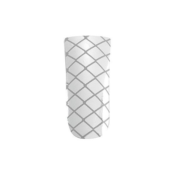 decoraciones adhesivas uñas finales plata Criss Cross Peggy Sage decoraciones adhesivas uñas finales plata Criss Cross Peggy Sage