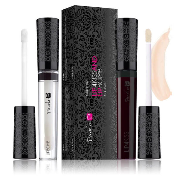 Batom Duo Lip4Kiss Coral Rosa N.4 + Lip Bomb