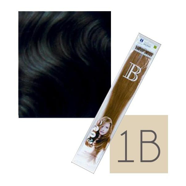 Extensions Kératine Balmain Paquet de 10 noires N°1B 45 CM Extensions Kératine Balmain Paquet de 10 noires N°1B 45 CM