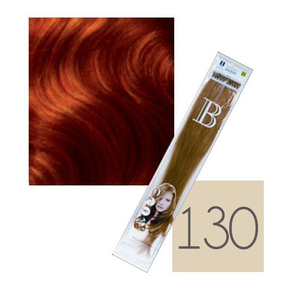 paquete de extensiones de queratina balmain de 10 No. 130 de 45 cm paquete de extensiones de queratina balmain de 10 No. 130 de 45 cm