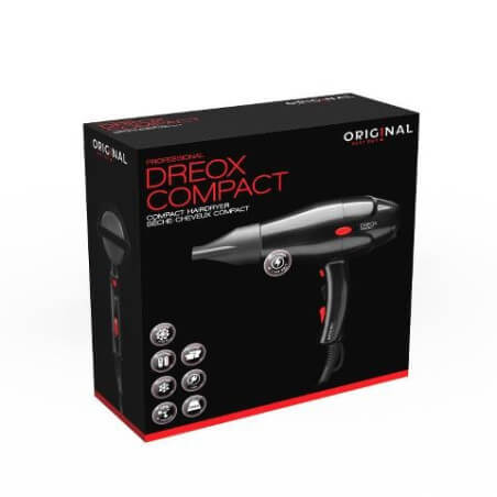 Sèche-Cheveux Dréox Compact Noir Professionnel 2000W