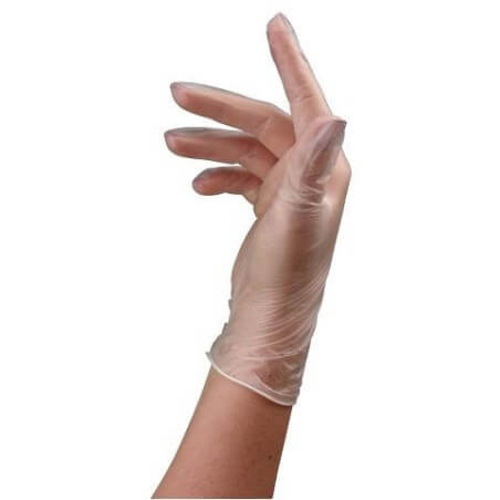 Boite 100 Gants vinyl Taille L
