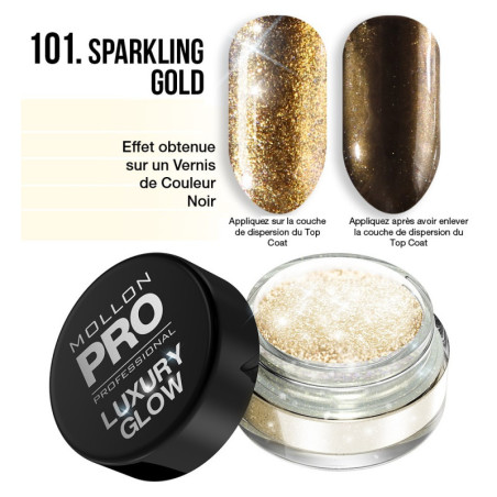 Pigment Luxury Glow Mollon Pro 101 Sparkling Gold