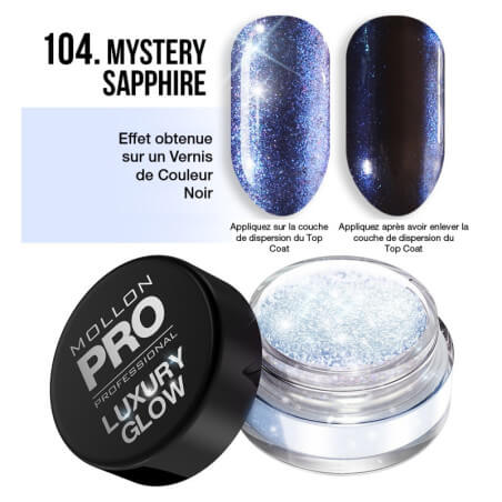 Pós Luxury Glow Mollon Pro 104 Mystery Sapphire