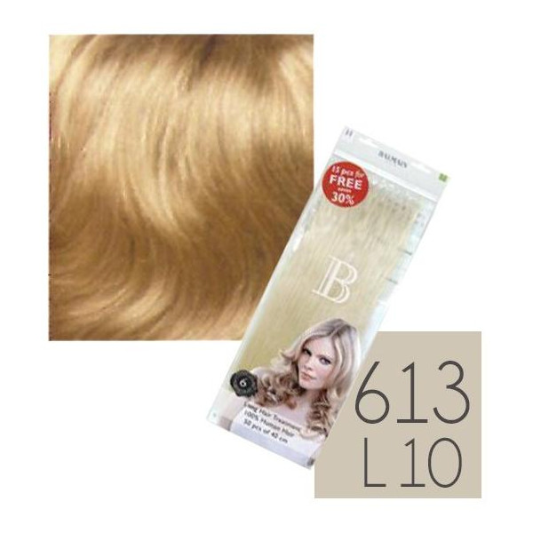 Extensions Kératine Cheveux Naturels balmain X50 N°613/L10 40 CM Extensions Kératine Cheveux Naturels balmain X50 N°613/L10 40 CM