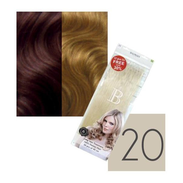Extensions Kératine Cheveux Naturels balmain X50 N°20 40 CM Extensions Kératine Cheveux Naturels balmain X50 N°20 40 CM