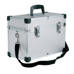 Compacte aluminium kapperskoffer