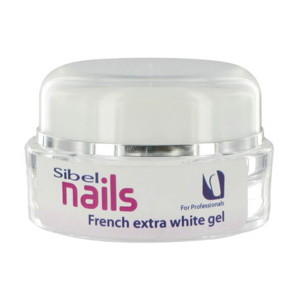 Gel Uv French Extra-White de Sibel para Uñas 15 ML