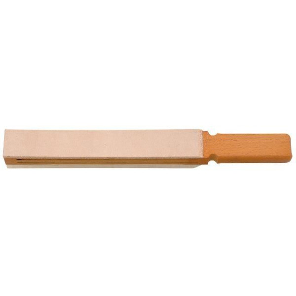 Sharpening leather with Aloe Vera Sharpening leather with Aloe Vera