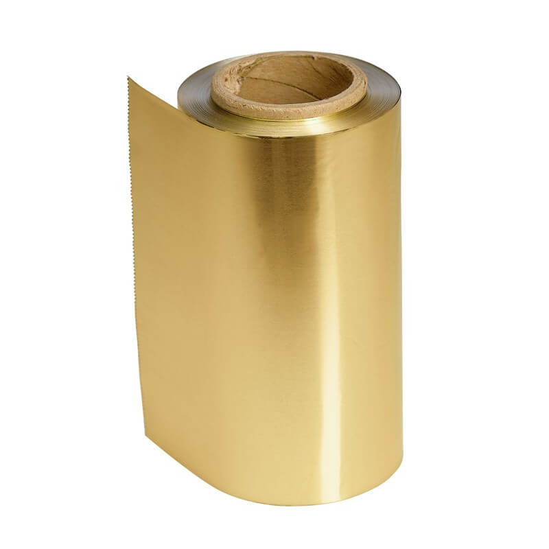 Goldene Aluminiumfarbe