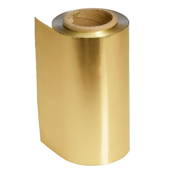 Goldene Aluminiumfarbe