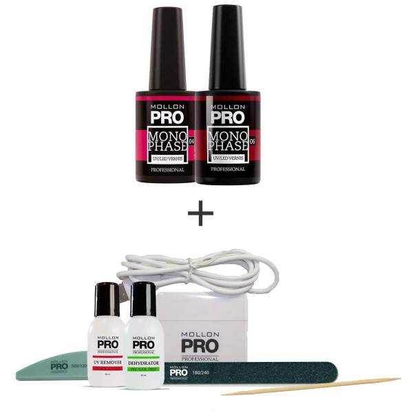 Kit Einphasenabformung Mollon Pro UV / LED 06-04 Kit Einphasenabformung Mollon Pro UV / LED 06-04