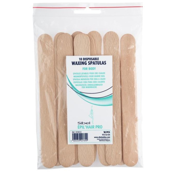 Bag of 10 Sibel wooden spatulas Bag of 10 Sibel wooden spatulas