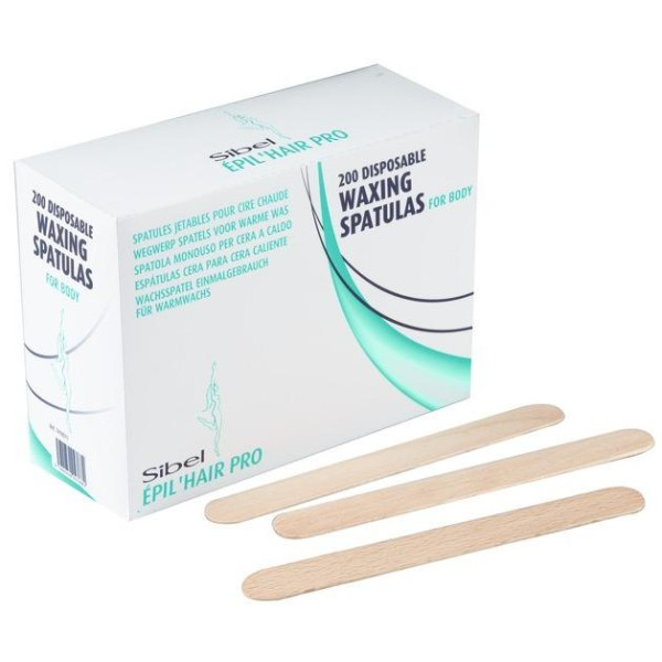 Boîte 200 spatules bois Sibel Boîte 200 spatules bois Sibel