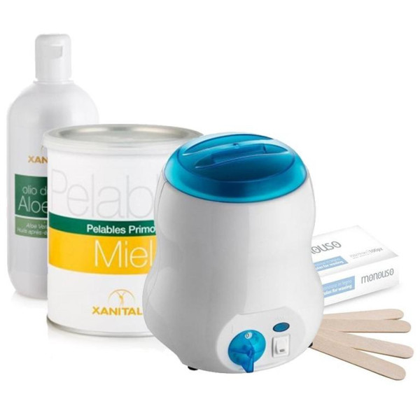 Pack Cire Pelable sans bandes 800ml (Miel) Pack Cire Pelable sans bandes 800ml (Miel)
