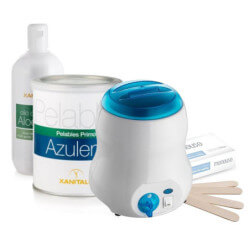 Pacote de Cera Descartável sem Faixas 800ml (Azuleno)